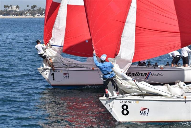 2021 U.S. Match Racing Championship photo copyright Camille Daniels taken at Long Beach Yacht Club and featuring the Match Racing class