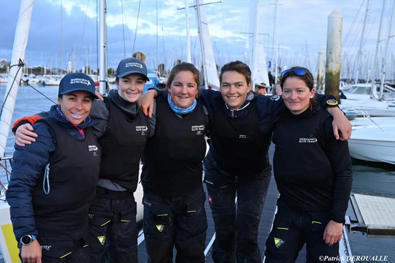 Women's Match Racing World Championships photo copyright Patrick Deroualle taken at Yacht Club de Cherbourg and featuring the Match Racing class