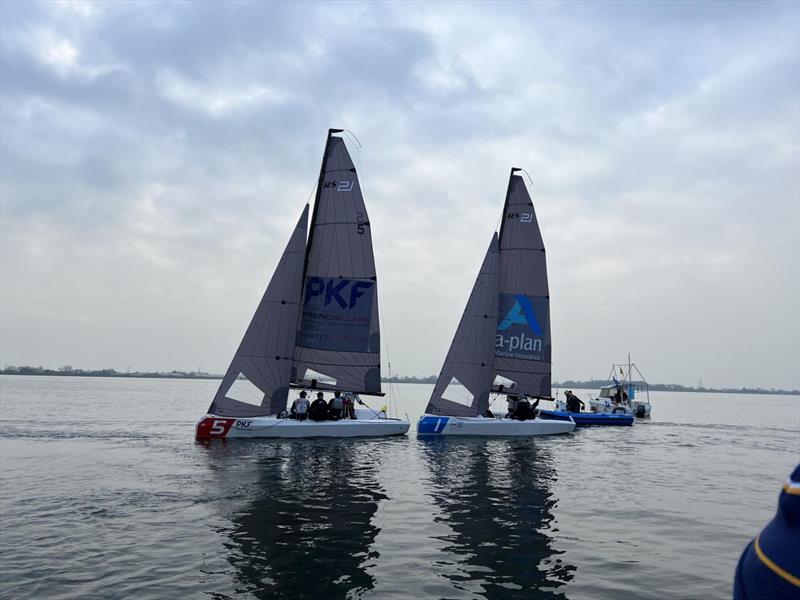 RYA Winter Match Racing Series 2022 Event 1 photo copyright RYA taken at Queen Mary Sailing Club and featuring the Match Racing class