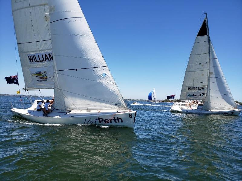 2022 Colin Mullins Youth Regatta  photo copyright Swan River Sailing taken at Royal Perth Yacht Club and featuring the Match Racing class