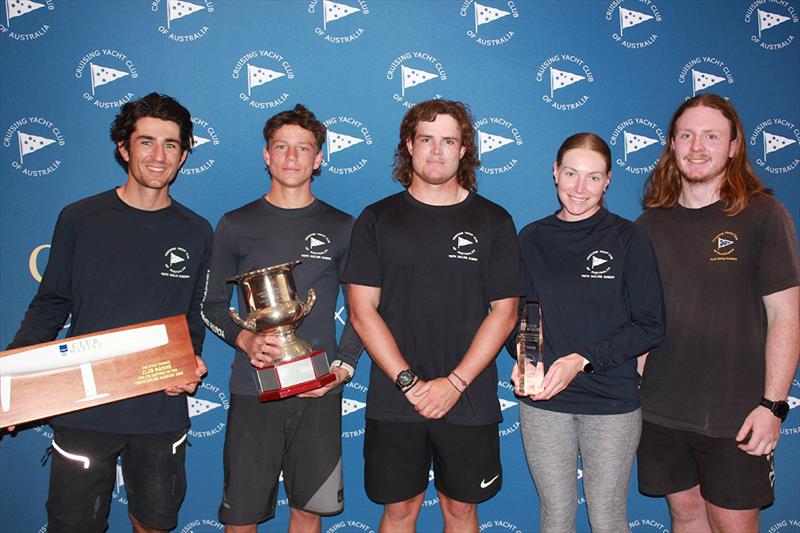 Finn Tapper, Ryan Ewings, Will Sargent, Jess Tavener & Nathan Gulliksen win the 2021 NSW Match Racing State Title - photo © Nick Fondas