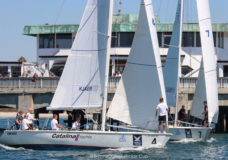 Ficker Cup Regatta photo copyright Bronny Daniels taken at Long Beach Yacht Club and featuring the Match Racing class