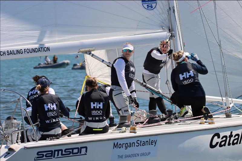 Ficker Cup 2022 day 1 photo copyright Bronny Daniels taken at Long Beach Yacht Club and featuring the Match Racing class