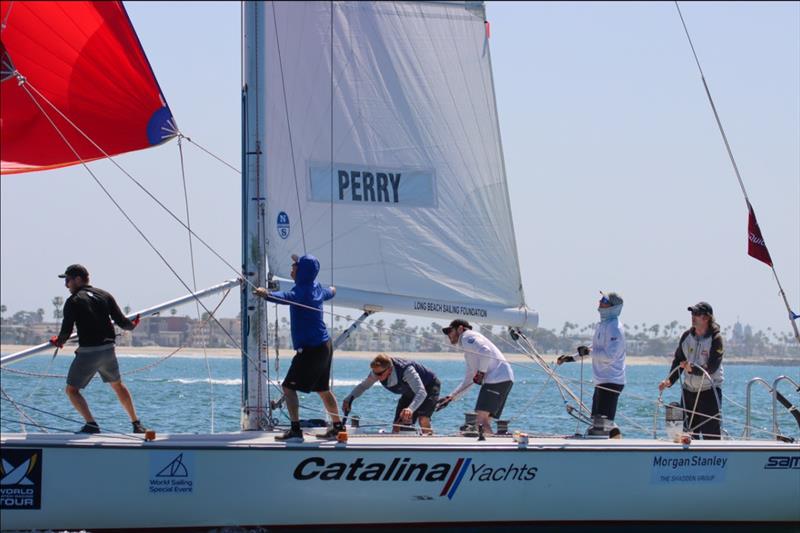 Ficker Cup 2022 day 1 photo copyright Bronny Daniels taken at Long Beach Yacht Club and featuring the Match Racing class