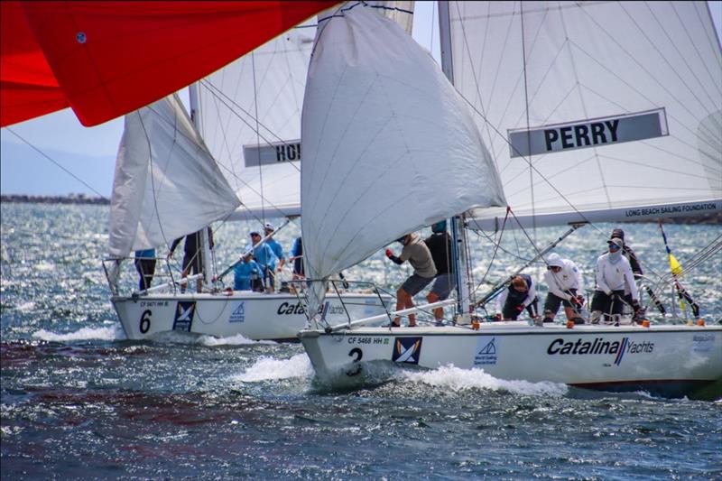 Ficker Cup 2022 Final day photo copyright Bronny Daniels taken at Long Beach Yacht Club and featuring the Match Racing class