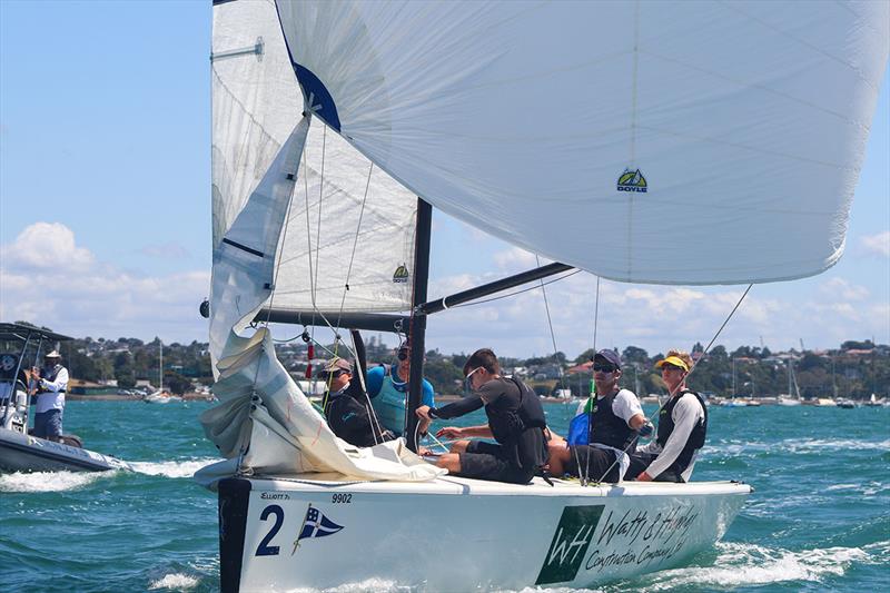 Harken Youth International Match Racing Cup photo copyright William Woodworth / RNZYS taken at Royal New Zealand Yacht Squadron and featuring the Match Racing class