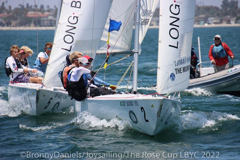 US Youth Match Racing Championship for the Rose Cup - Day 3 photo copyright Bronny Daniels / Joysailing taken at Long Beach Yacht Club and featuring the Match Racing class