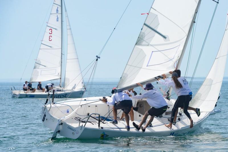 Youth Match Racing World Championship! photo copyright Bruno Bouvry / APCC taken at  and featuring the Match Racing class