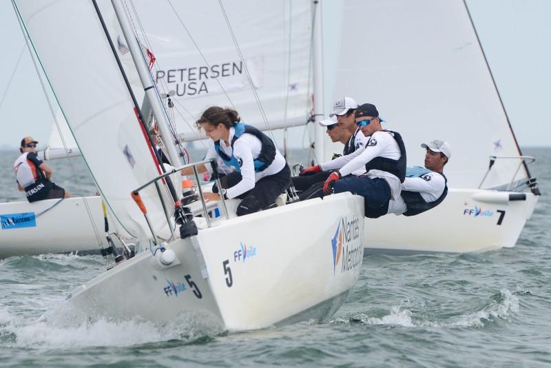 Youth Match Racing World Championship day 4 photo copyright Bruno Bouvry / APCC taken at  and featuring the Match Racing class