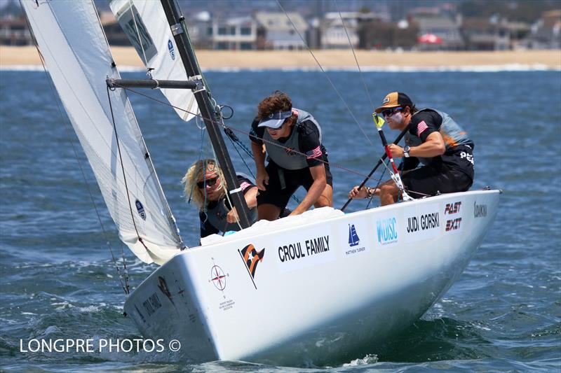 Team Petersen (USA) on day 3 of the 55th Governor's Cup photo copyright Longpré Photos taken at Balboa Yacht Club and featuring the Match Racing class