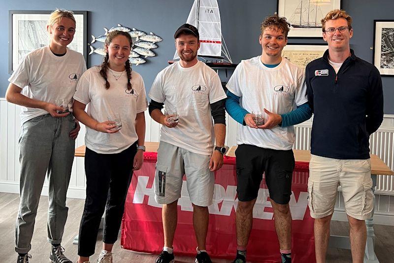Joe Walters and team take third overall in the RYA Harken Youth Match Racing Championship 2022 at Cardiff Bay photo copyright RYA taken at Cardiff Bay Yacht Club and featuring the Match Racing class