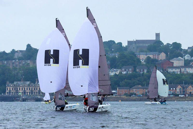 RYA Harken Youth Match Racing Championship 2022 at Cardiff Bay photo copyright RYA taken at Cardiff Bay Yacht Club and featuring the Match Racing class