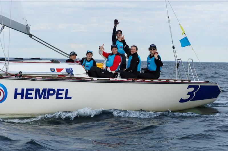 Juliet Costanzo (AUS) / Easy Tiger Racing at the 2022 Women's Match Race Denmark photo copyright WMRT taken at  and featuring the Match Racing class