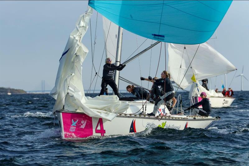 Anna Östling (SWE) and WINGS Sailing Team at 2022 Women's Match Race Denmark - photo © WMRT
