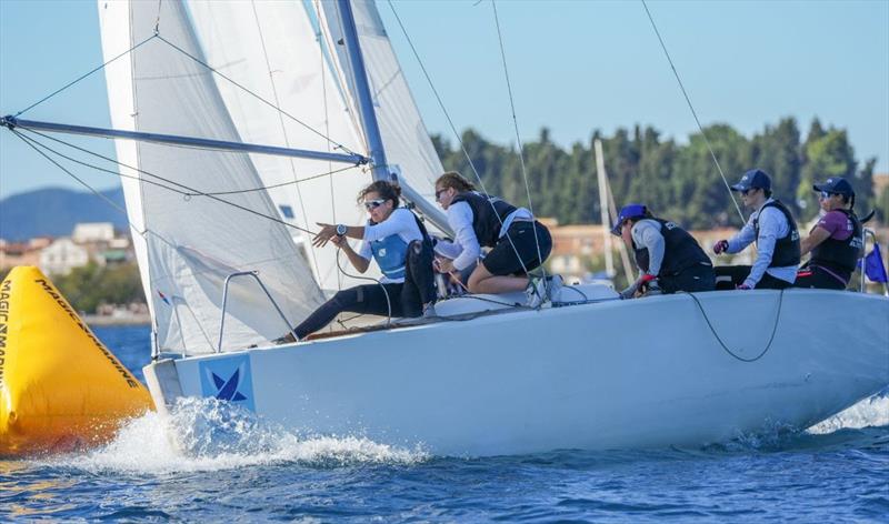 2022 EUROSAF Women's European Match Racing Championship photo copyright Nikos Zagas taken at  and featuring the Match Racing class