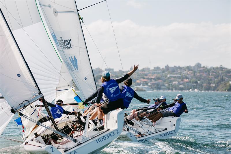 2022 Bollé International Youth Match Racing Regatta photo copyright Darcie Collington taken at Cruising Yacht Club of Australia and featuring the Match Racing class