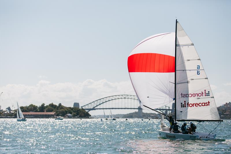 Sydney Harbour is the stage for the World Match Racing Tour Final 2022 photo copyright Darcie Collington taken at Cruising Yacht Club of Australia and featuring the Match Racing class