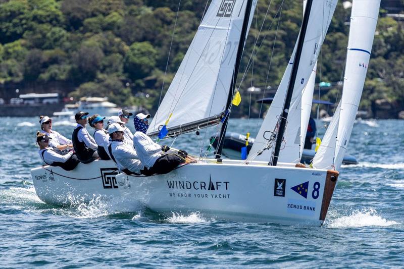 2022 World Match Racing Tour Final in Sydney day 2 photo copyright Andrea Francolini / WMRT taken at Cruising Yacht Club of Australia and featuring the Match Racing class