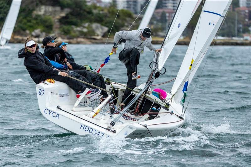 Megan Thomson (NZL) - 2.0 Racing on 2022 World Match Racing Tour Final in Sydney day 3 - photo © Andrea Francolini / WMRT