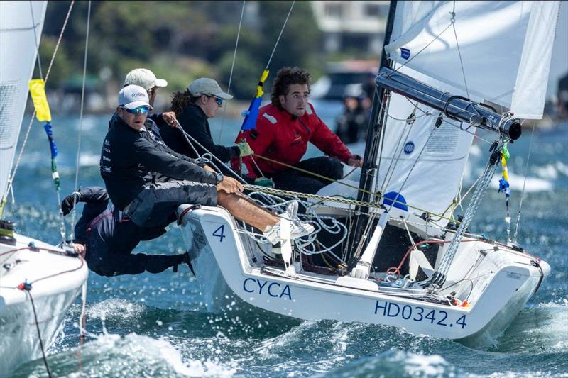 Cole Tapper (AUS) - CYCA Youth Sailing Academy on 2022 World Match Racing Tour Final in Sydney day 3 - photo © Andrea Francolini / WMRT