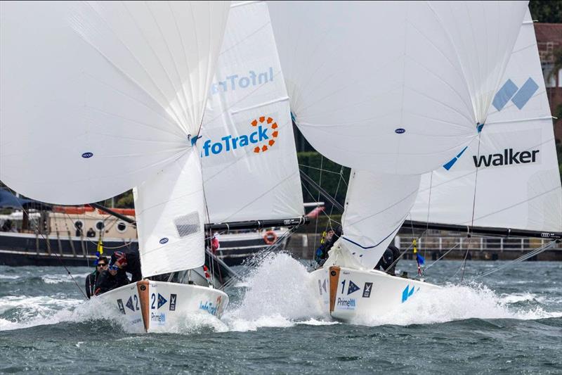 Chris Poole (USA) - Riptide Racing Team on 2022 World Match Racing Tour Final in Sydney day 4 - photo © Andrea Francolini / WMRT