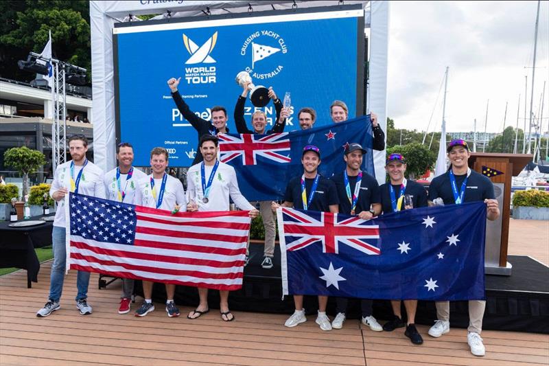 2022 World Match Racing Tour Final in Sydney podium - photo © Andrea Francolini / WMRT
