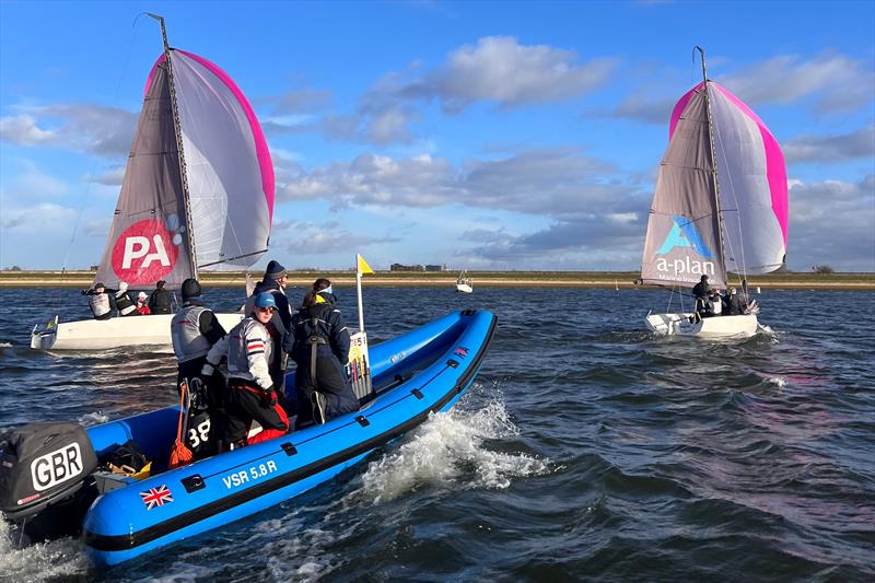 RYA Winter Match Racing Series Qualifier 1 at Queen Mary SC - photo © RYA