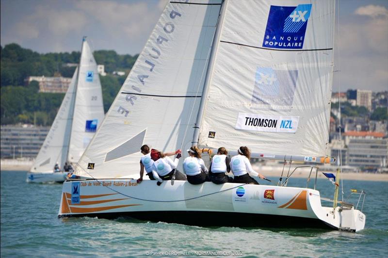 Megan Thomson (NZL) at the 2022 Normandy Match Cup, Le Havre, France photo copyright WMRT taken at  and featuring the Match Racing class