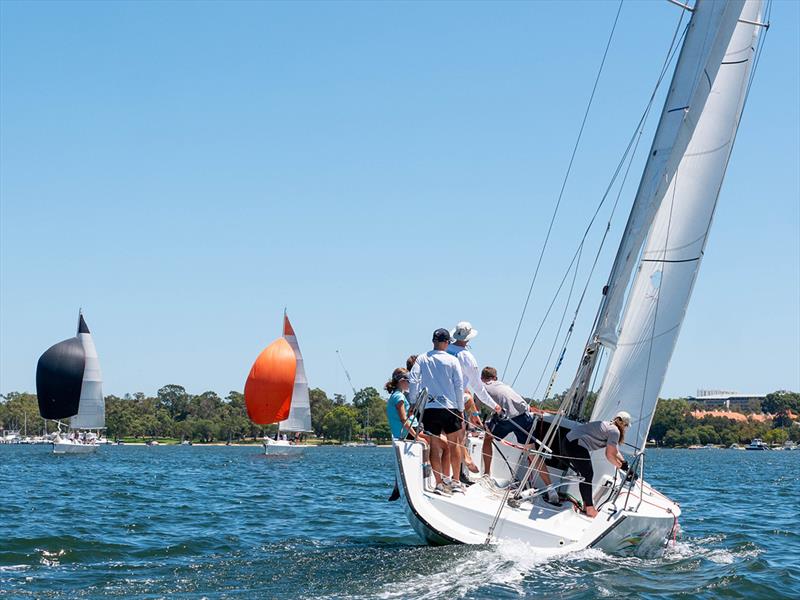 2023 Warren Jones International Youth Regatta photo copyright Swan River Sailing taken at Royal Freshwater Bay Yacht Club and featuring the Match Racing class