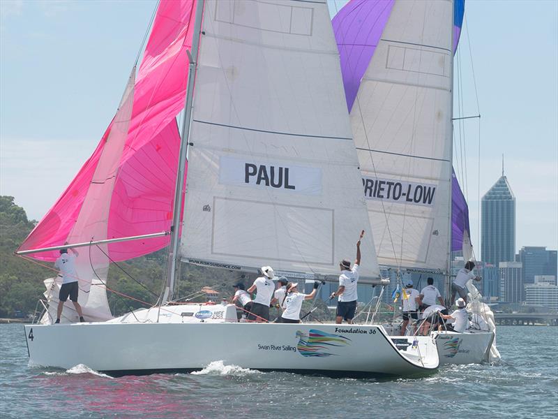 2023 Warren Jones International Youth Regatta - Day 1 photo copyright Swan River Sailing taken at Royal Freshwater Bay Yacht Club and featuring the Match Racing class