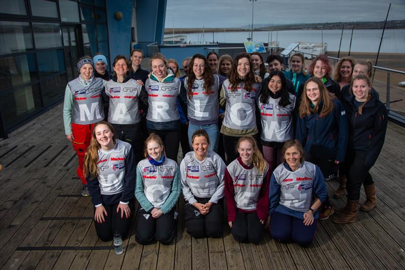 Competitors at the RYA Marlow Ropes Women's Match Racing Championship photo copyright Paul Wyeth / RYA taken at Weymouth & Portland Sailing Academy and featuring the Match Racing class