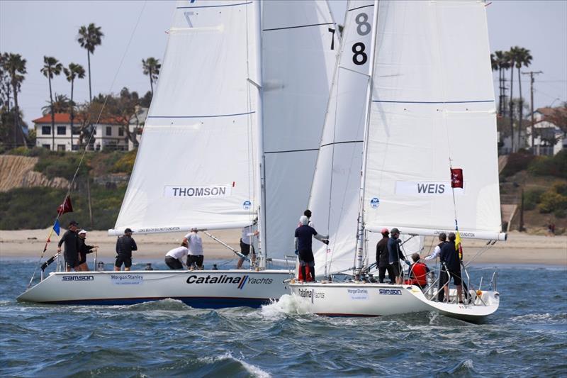 Ficker Cup 2023 final day photo copyright Bronny Daniels / LBYC taken at Long Beach Yacht Club and featuring the Match Racing class