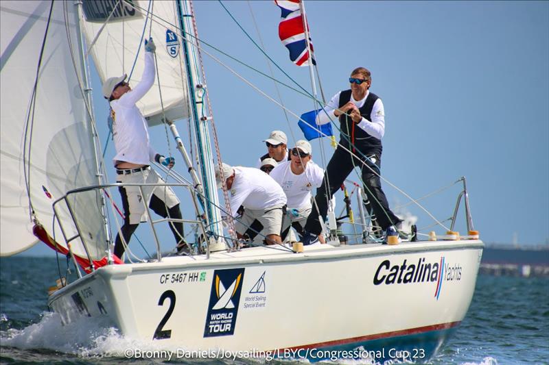 58th Congressional Cup day 1 photo copyright Bronny Daniels / LBYC taken at Long Beach Yacht Club and featuring the Match Racing class