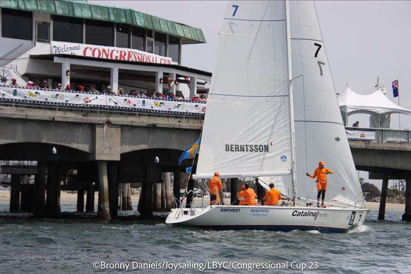 58th Congressional Cup day 1 photo copyright Bronny Daniels / LBYC taken at Long Beach Yacht Club and featuring the Match Racing class