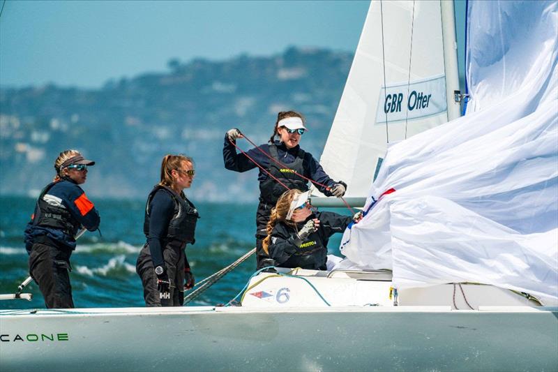 Sophie Otter (GBR) / Otter Racing on 2023 Casa Vela Cup Day 1 photo copyright Simone Staff / WWMRT taken at St. Francis Yacht Club and featuring the Match Racing class