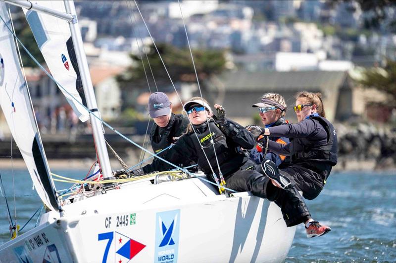 Sophie Otter (GBR) Otter Racing on 2023 Casa Vela Cup Day 3 photo copyright Simone Staff / WWMRT taken at St. Francis Yacht Club and featuring the Match Racing class