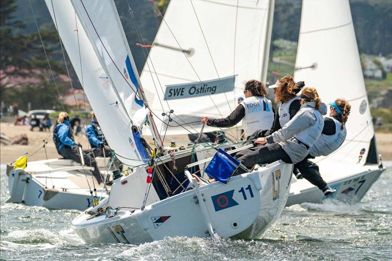 Anna Östling (SWE)/ Wings Sailing on 2023 Casa Vela Cup Day 4 photo copyright Gerard Sheridan taken at St. Francis Yacht Club and featuring the Match Racing class