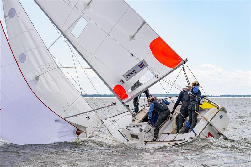 Anna Östling (SWE)/ Wings Sailing photo copyright Gerard Sheridan taken at Eastport Yacht Club and featuring the Match Racing class