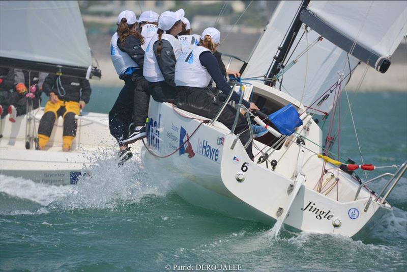 Celia Willison (NZL)/ EDGE Womens Match - Normandie Match Cup, Stage 3 of the 2023 Women's World Match Racing Tour - photo © Patrick Deroualle