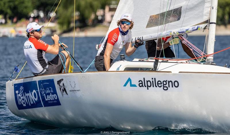 Rocco Attili (ITA) RBYS Racing Team at OM International Ledro Match Race photo copyright AVLL | Zerogradinord taken at Vela Lago di Ledro and featuring the Match Racing class