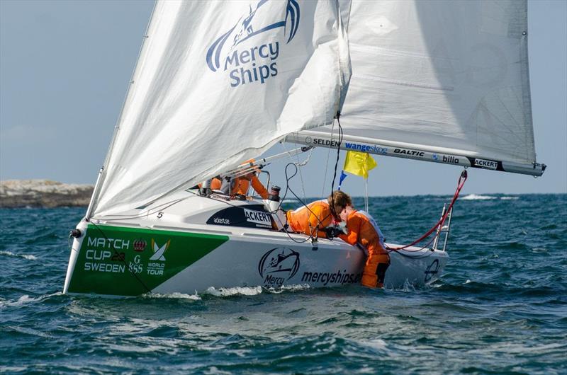 Johnnie Berntsson (SWE) Berntsson Sailing Team photo copyright Anders Dahlberg taken at  and featuring the Match Racing class