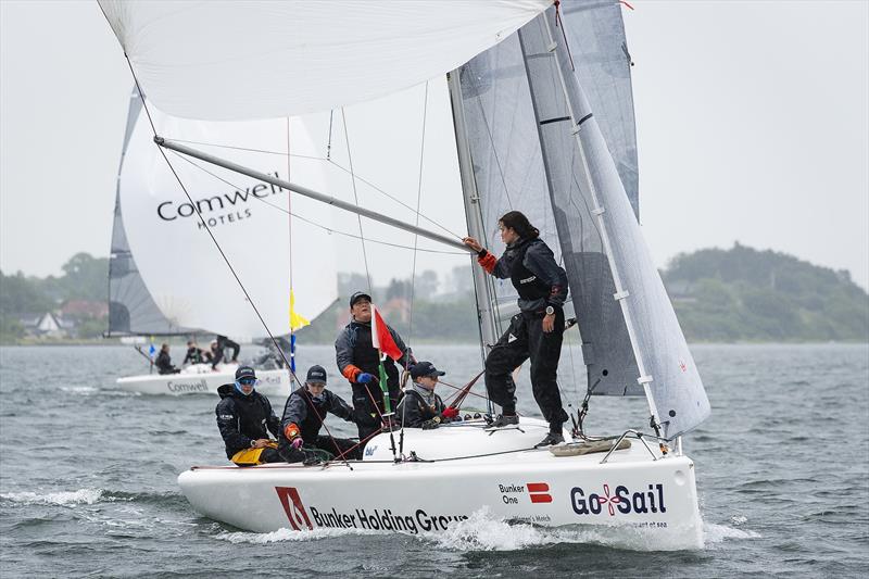 2023 Women's Match Racing World Championship - powered by Bunker One - Day 2 photo copyright Mick Anderson taken at Middelfart Sailing Club and featuring the Match Racing class