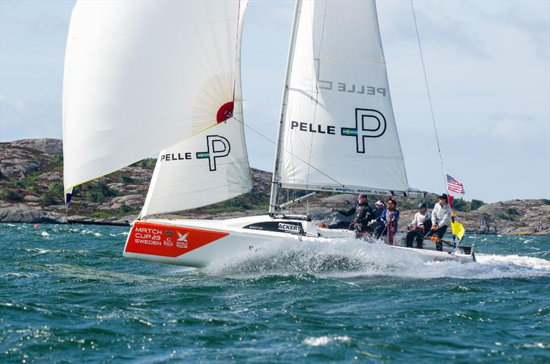 Jeffrey Petersen (USA) Golden State Match Racing Team at 2023 GKSS Match Cup Sweden photo copyright Anders Dahlberg taken at Royal Gothenburg Yacht Club and featuring the Match Racing class