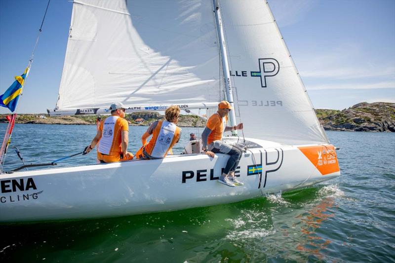 Johnie Berntsson (SWE) Berntsson Sailing Team at 2023 GKSS Match Cup Sweden photo copyright Niklas Axhede taken at Royal Gothenburg Yacht Club and featuring the Match Racing class