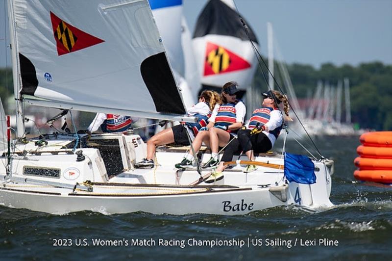 2023 US Women's Match Racing Championship photo copyright Lexi Pline / US Sailing taken at Annapolis Yacht Club and featuring the Match Racing class