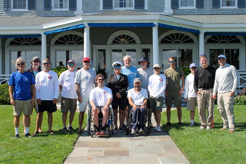 Clagett-Oakcliff sailors with coaches Dave Perry and Dave Dellenbaugh and Karen Martin photo copyright Oakcliff Sailing taken at Seawanhaka Corinthian Yacht Club and featuring the Match Racing class
