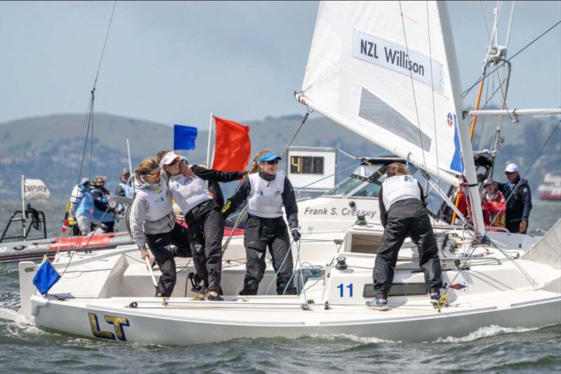 Winning the inaugural Casa Vela Cup 2023 in San Francisco with regular crew Serena Woodall,  Charlotte Porter and Alison Kent) - photo © Simone Staff