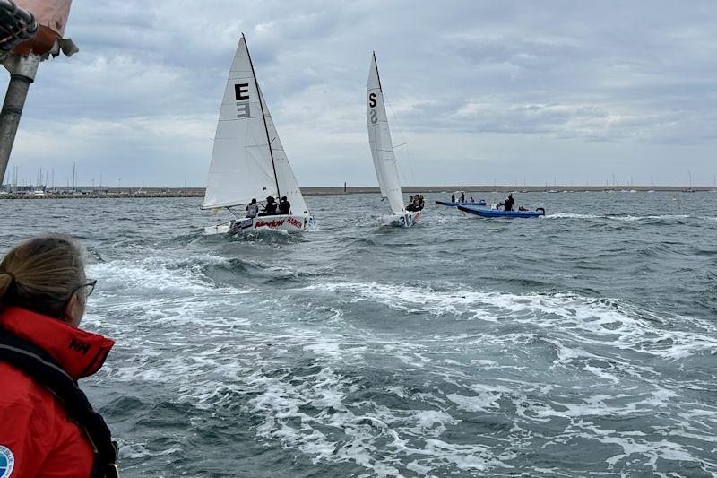 RYA Marlow Ropes Women's Match Racing Championship photo copyright Jess Beecher taken at Weymouth & Portland Sailing Academy and featuring the Match Racing class