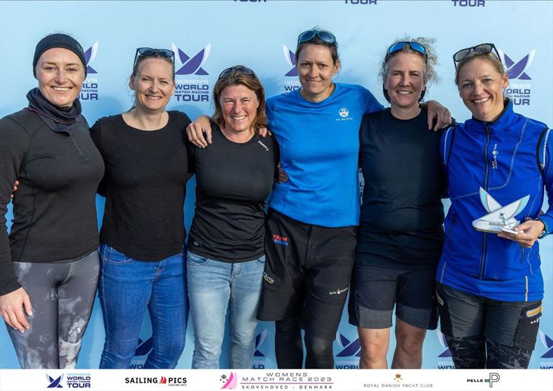 2023 KDY Women's Match Race - 3rd Place KDY Women's Mach Race - Camilla Ulrikkeholm (far right) - photo © Kristian Joos / www.sailing.pics