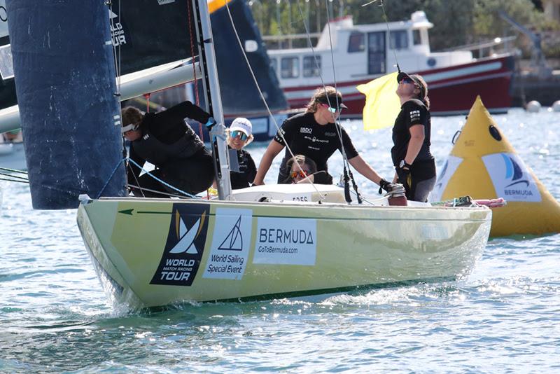Anna Östling's WINGS crew returns for a second run at the Bermuda Gold Cup after winning the 2023 Women's World Match Racing Tour photo copyright Charles Anderson taken at Royal Bermuda Yacht Club and featuring the Match Racing class